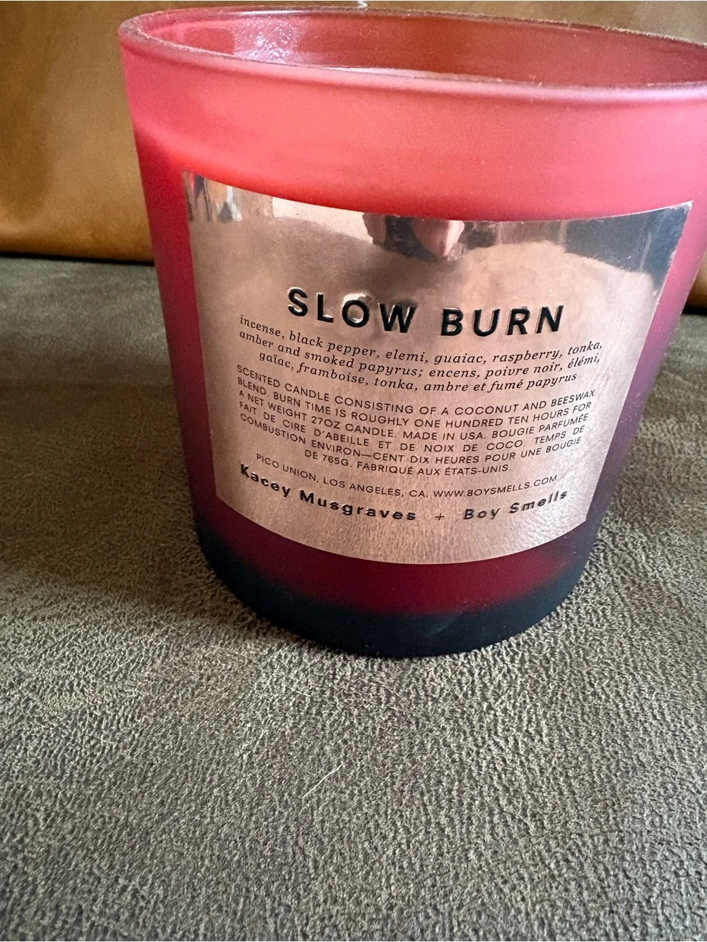 Boy Smells x Kasey Musgraves Slow Burn Candle limited edition